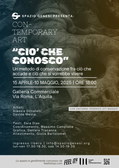Locandina CIÒ CHE CONOSCO