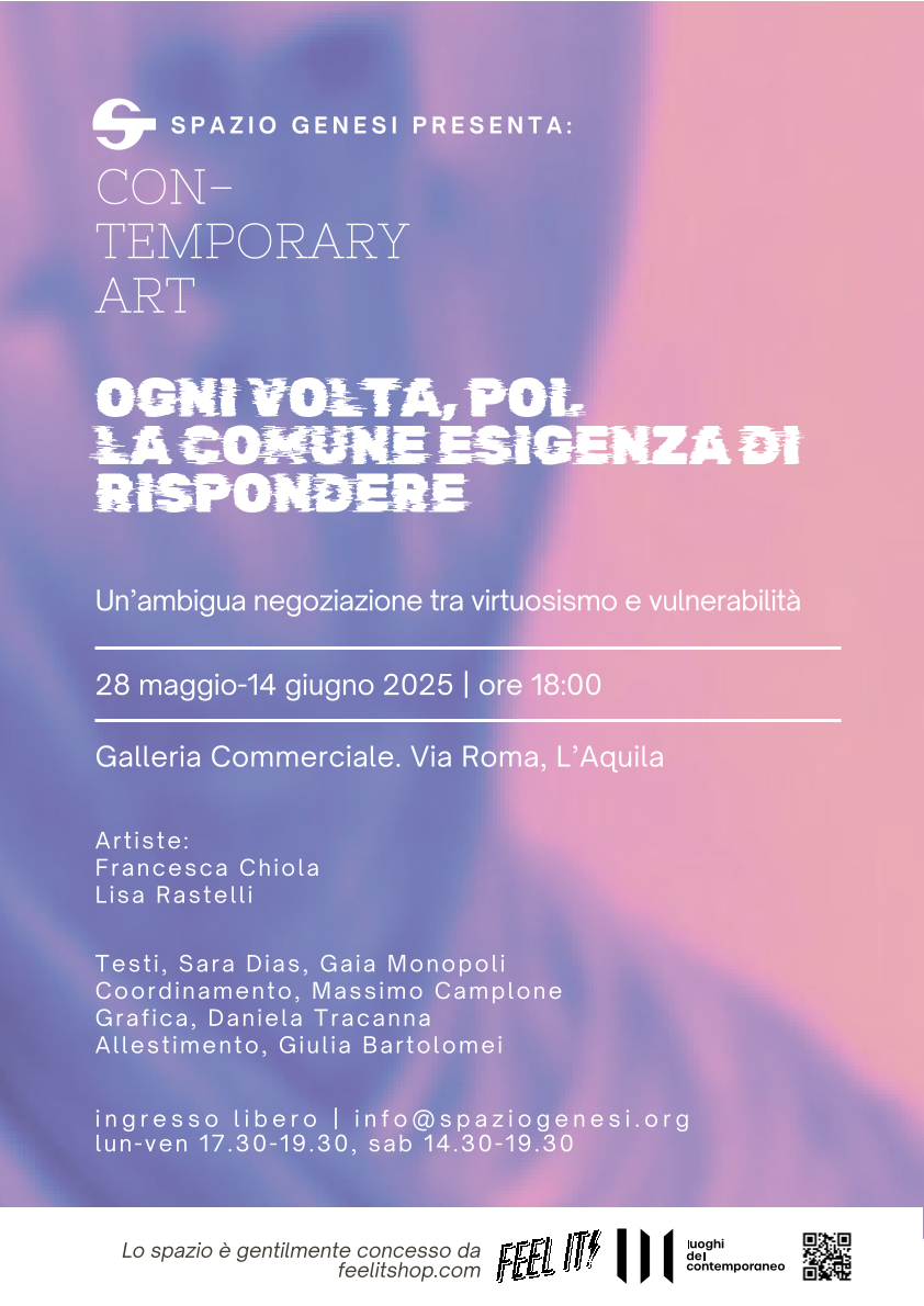 Locandina OGNI VOLTA POI. LA COMUNE ESIGENZA DI RISPONDERE