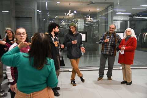 con il Prof. Matteo Ludovico (Scultura)