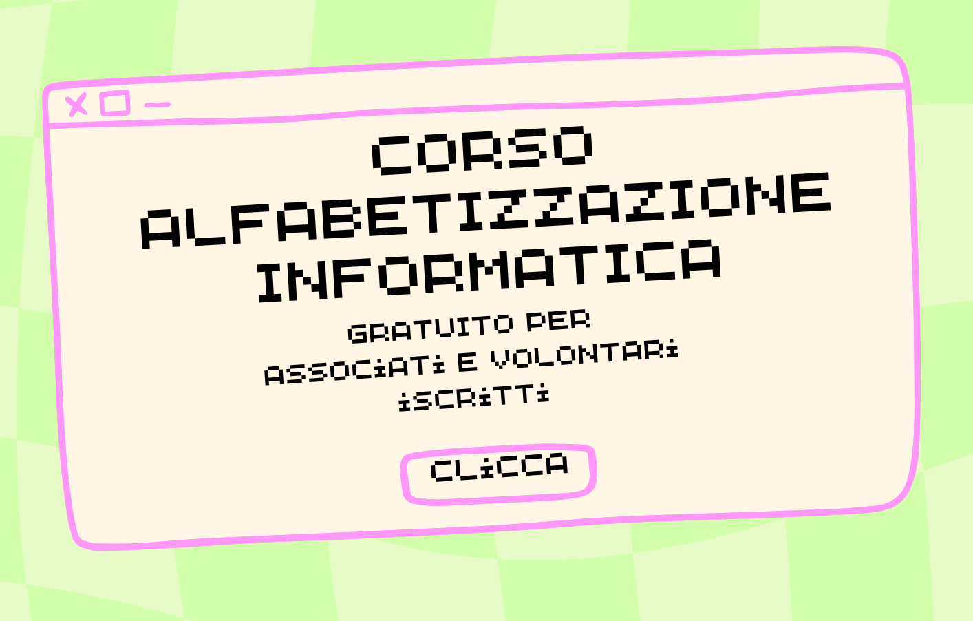 Corso gratuito di formazione per associati e volontari Spazio Genesi